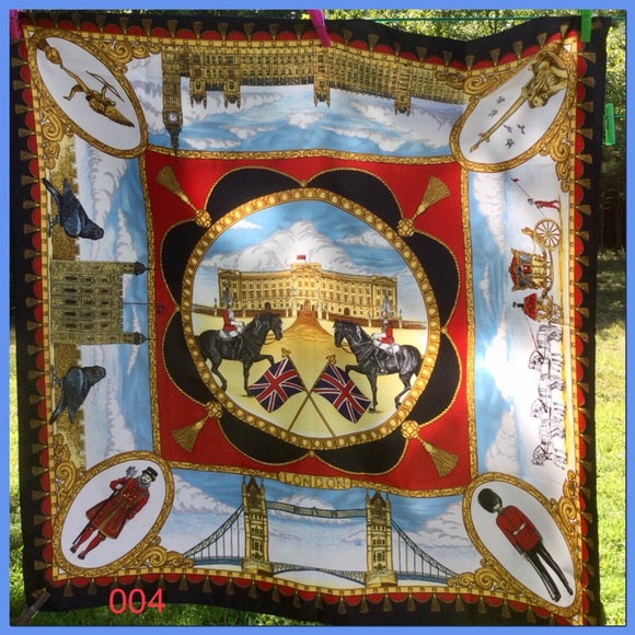 Vtg London Scarf_004 - Picture 1 of 6